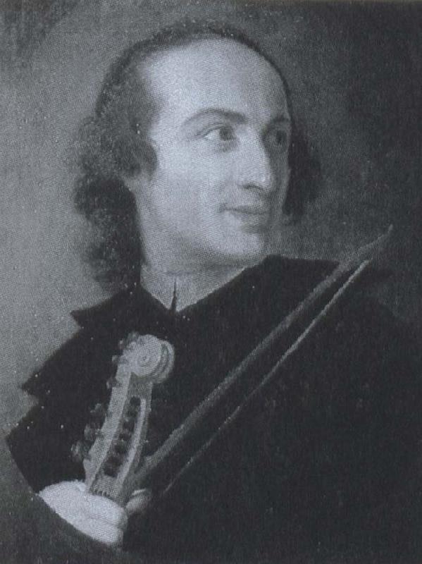 francois couperin Italian violinist and composer Giuseppe Tartini Sweden oil painting art
